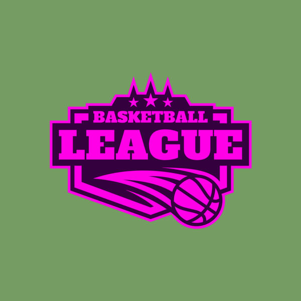 League Basketball logo template 02 Thumbnail