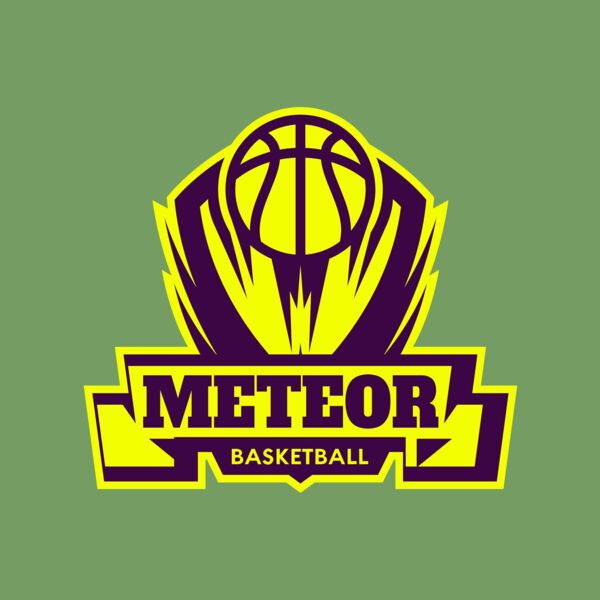 Meteor Basketball Logo Template Thumbnail