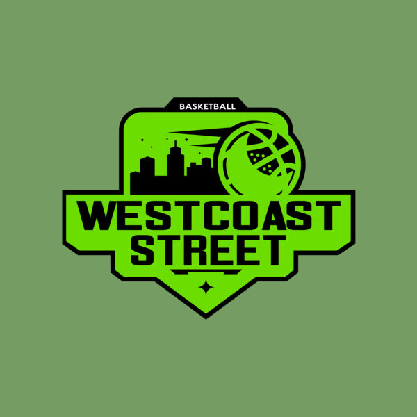 Westcoast Street Basketball logo template Thumbnail
