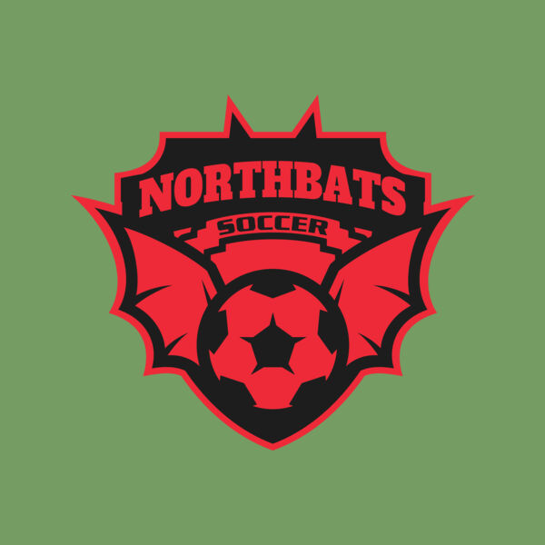 North bats Tournament Soccer logo template Thumbnail