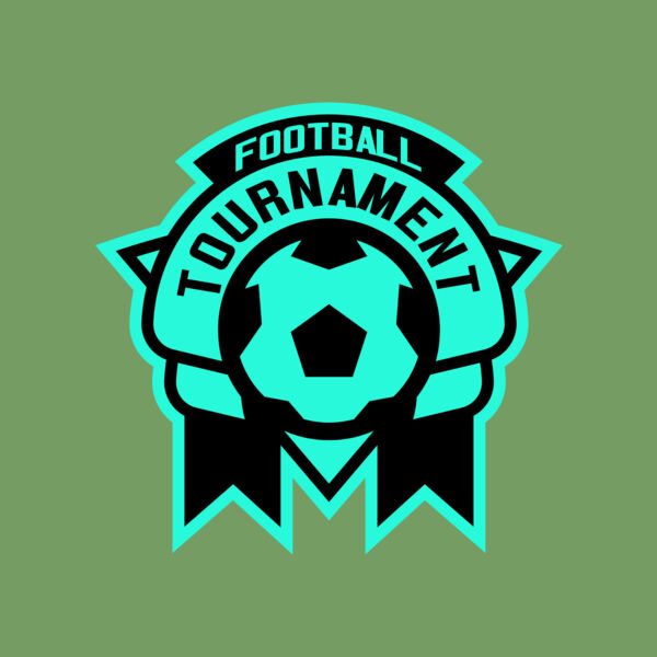 Tournament Football logo template Thumbnail