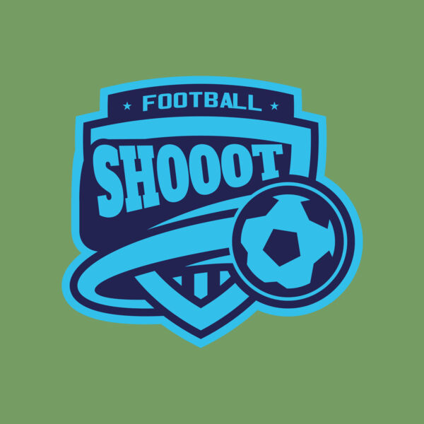 Shoot Football logo template Thumbnail