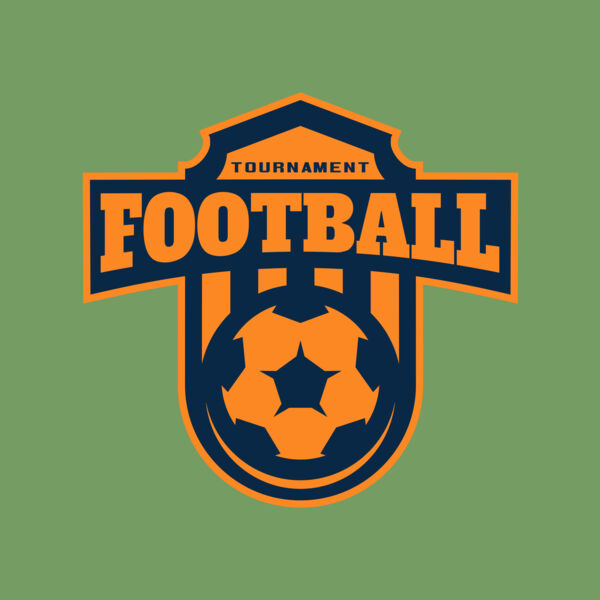 Football Tournament logo template Thumbnail