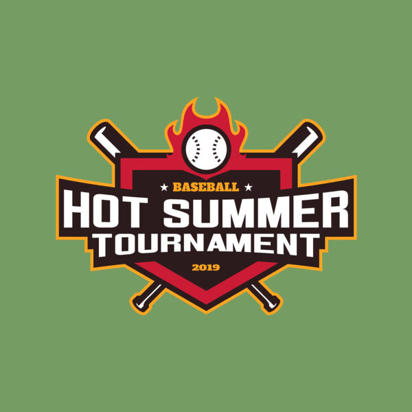 Hot Summer Tournament Baseball logo 01 Thumbnail