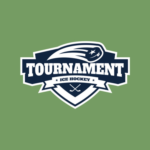 Tournament Ice Hockey logo template 02 Thumbnail