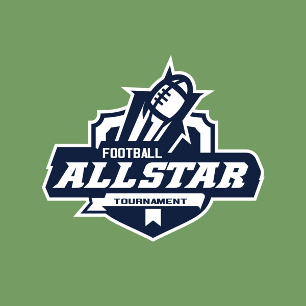 Allstar Tournament Football logo template Thumbnail