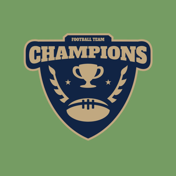 Champions Football Team logo template Thumbnail