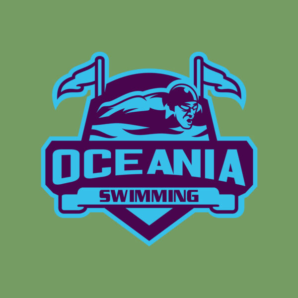 Oceania Swimming logo template Thumbnail