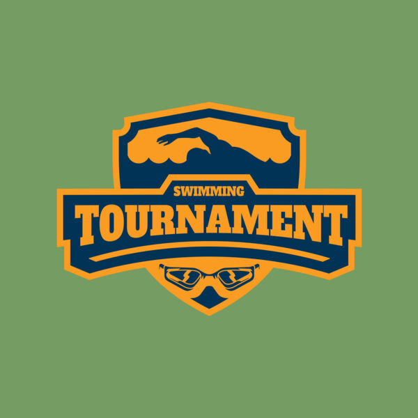 Swimming Tournament logo template 02 Thumbnail