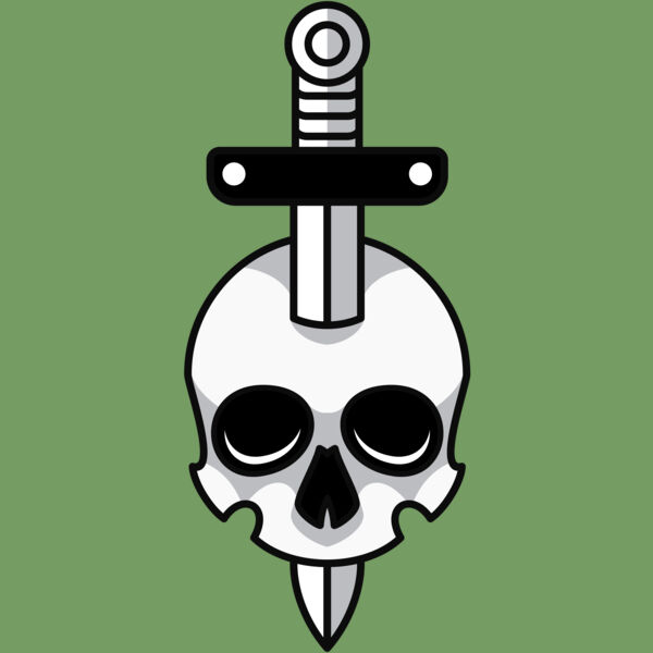 Elements Skull logo template 07 Thumbnail