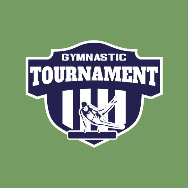 Gymnastic Tournament logo template Thumbnail