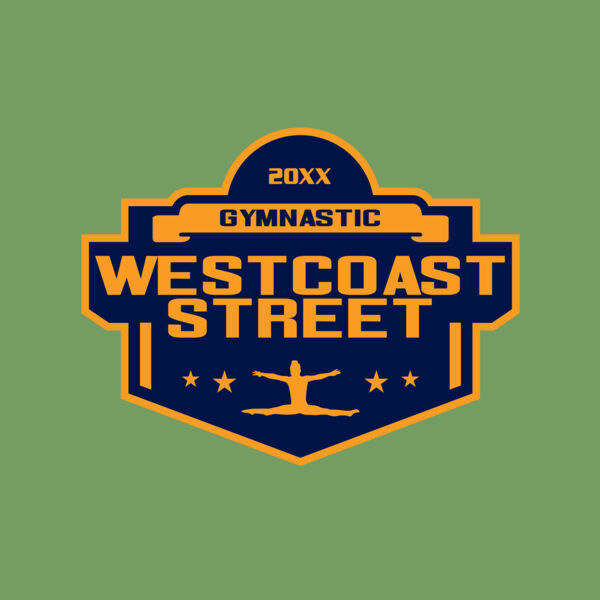 West Coast Street Gymnastic logo template 02 Thumbnail