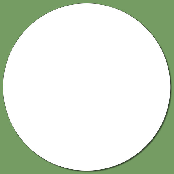 300mm Round Aluminium Composite Sign Thumbnail