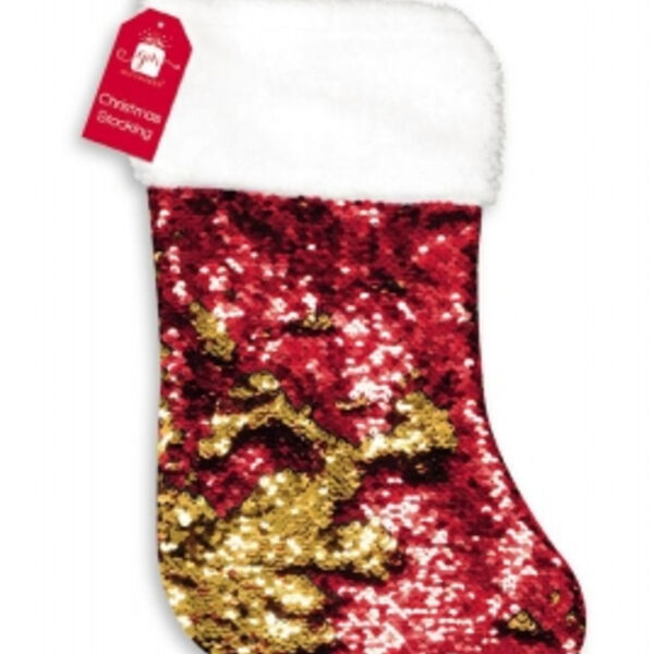 Sequin Christmas stocking Thumbnail
