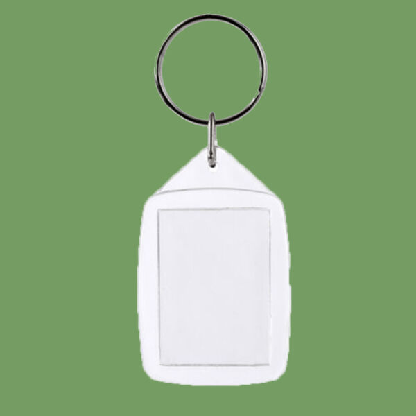 Rectangle Smooth Edge Keyring Thumbnail
