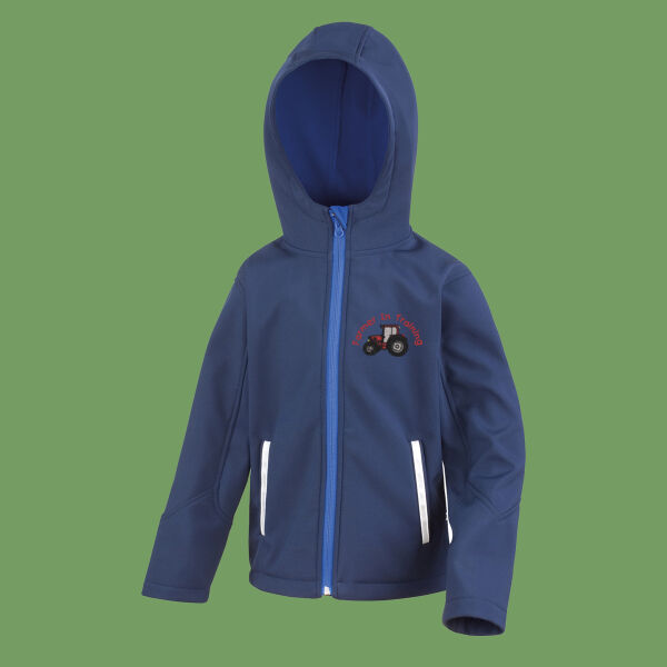 Farmer In Training - Softstyle™ youth ringspun t-shirt - Core junior TX performance hooded softshell jacket Thumbnail