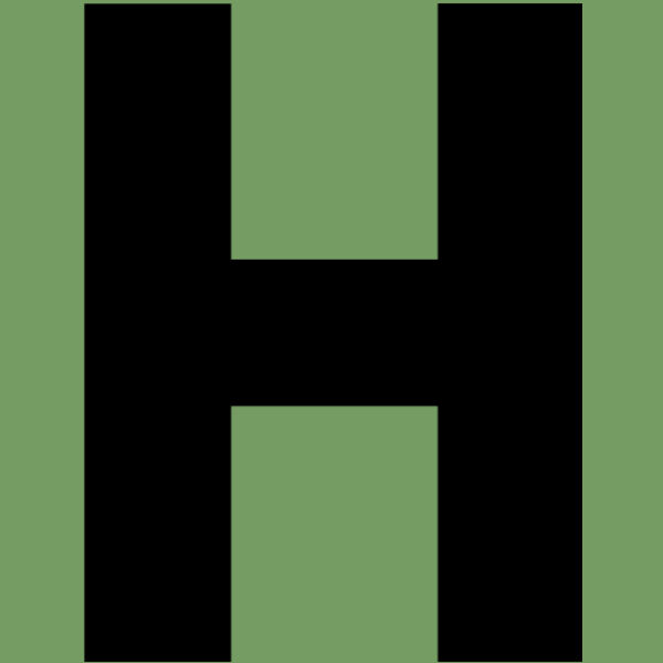 Baseball Alphabet H center Thumbnail