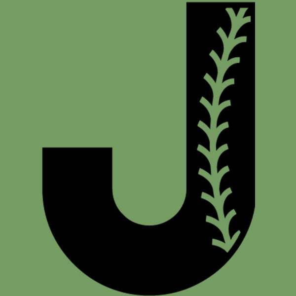 Baseball Alphabet J right Thumbnail