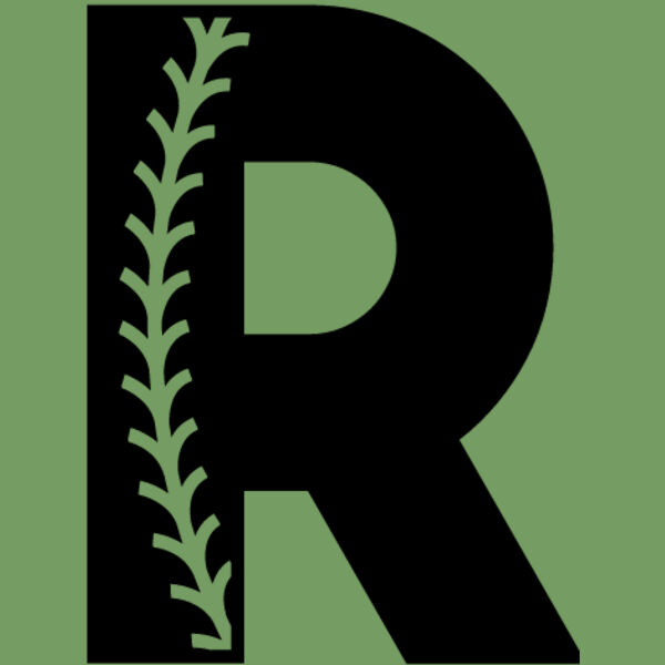 Baseball Alphabet R right Thumbnail