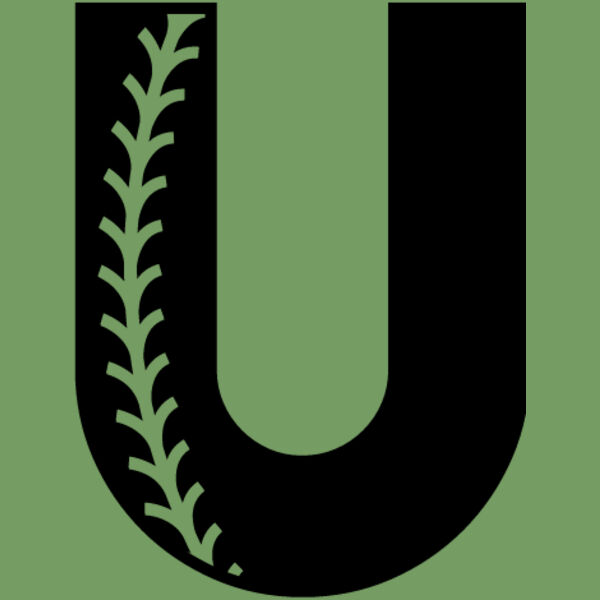 Baseball Alphabet U right Thumbnail