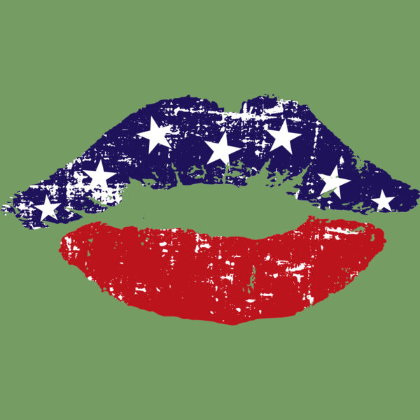 American Flag Lips Thumbnail