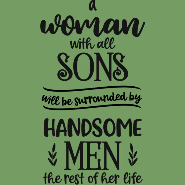 A woman with all sons will be Thumbnail