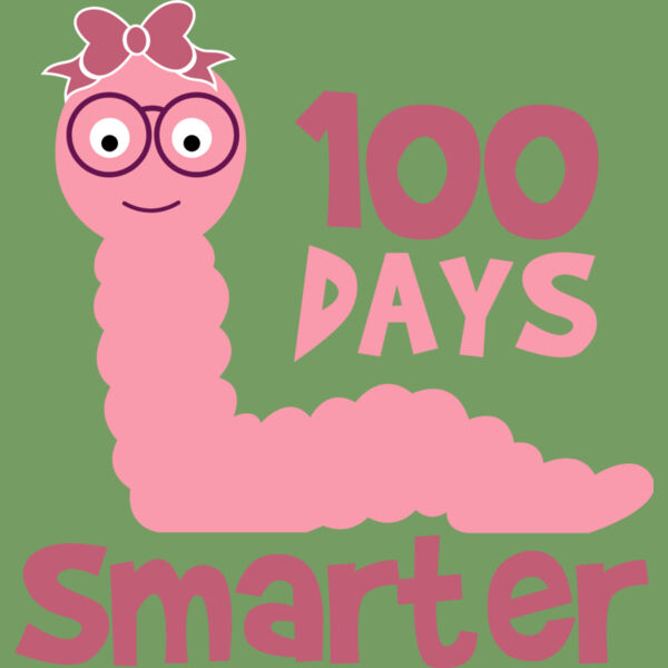 100 Days Smarter Svg Girl Thumbnail
