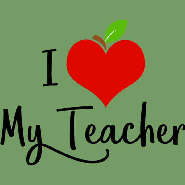 Apple Heart I Love My Teacher Thumbnail