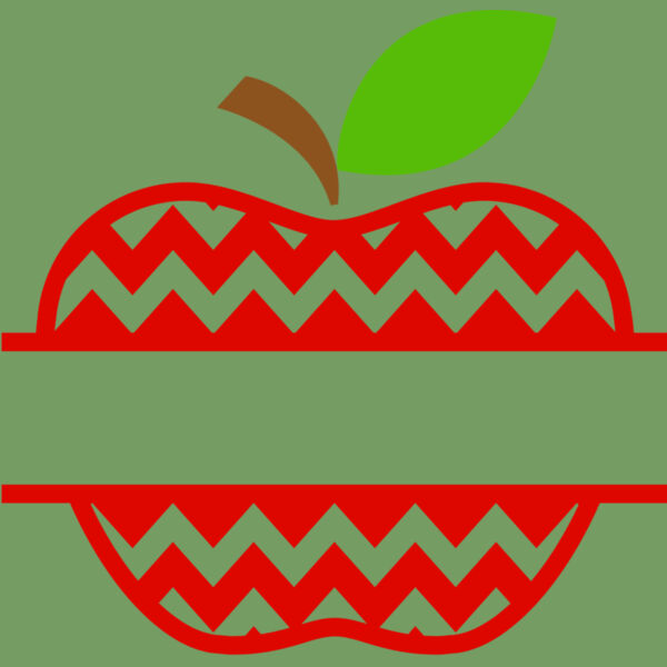 Chevron apple monogram Thumbnail