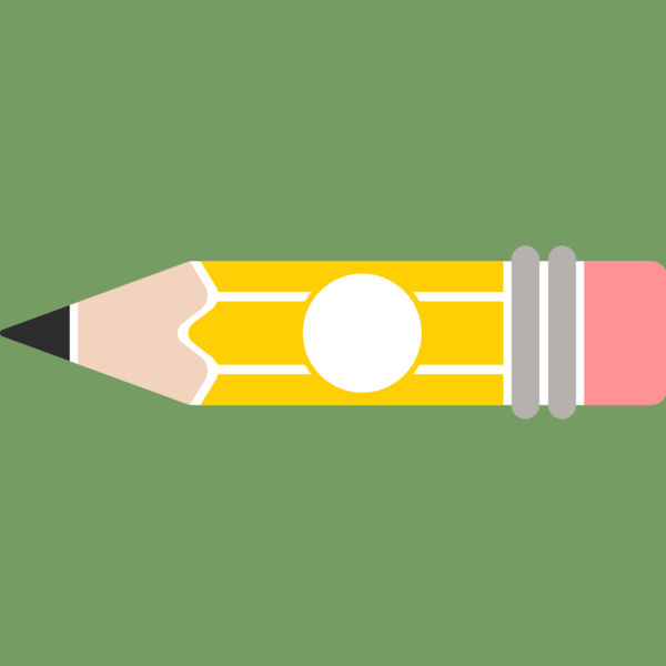 Pencil Monogram circle Thumbnail