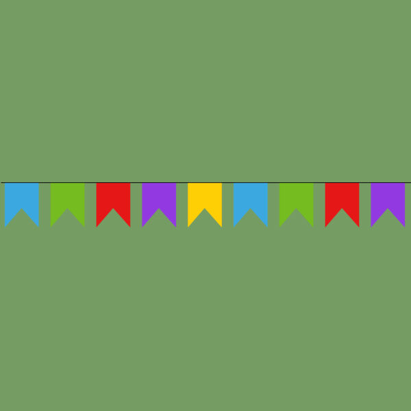 School Tools Bunting Banner2 Thumbnail