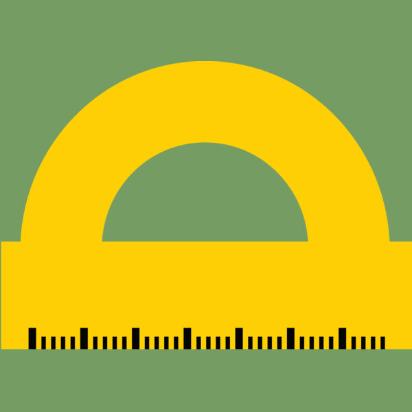 School Tools Semicircle Ruler Thumbnail