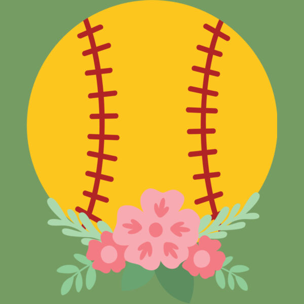 Basball and Flowers Thumbnail