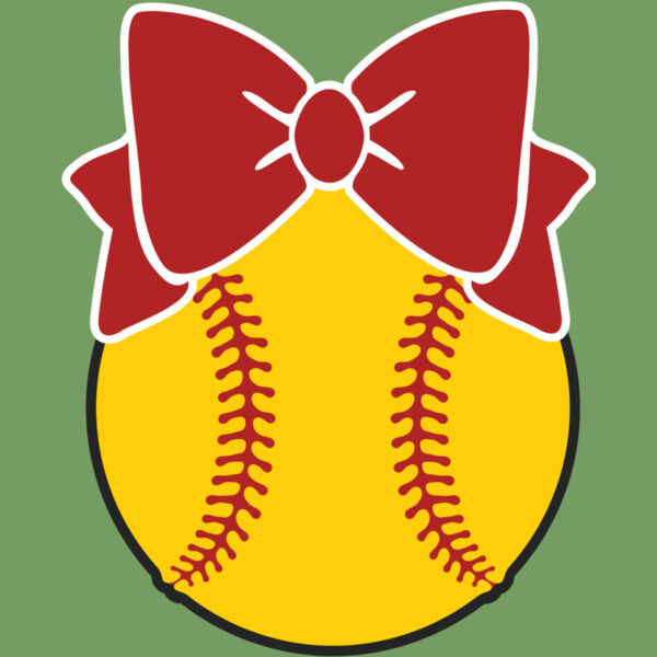 Softball with Bow Thumbnail