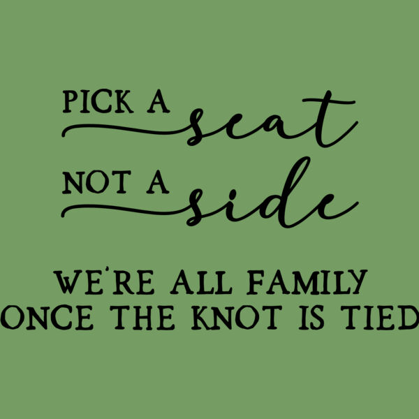 Pick a seat not a side we re all   Thumbnail